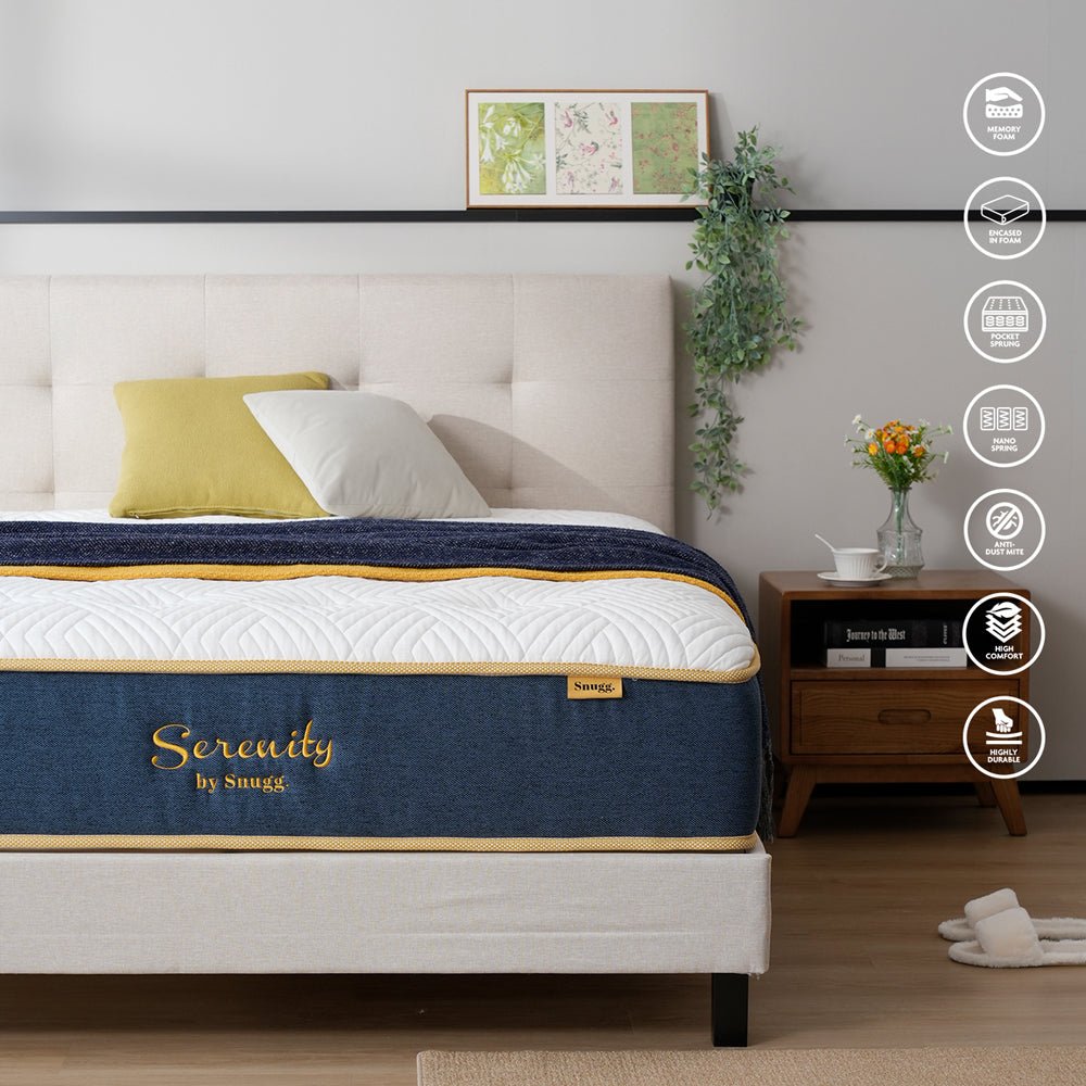 Serenity Single (3ft) Mattress - The Furniture Warehouse