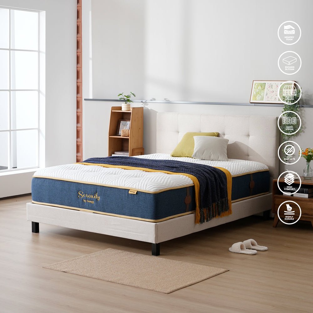 Serenity Single (3ft) Mattress - The Furniture Warehouse