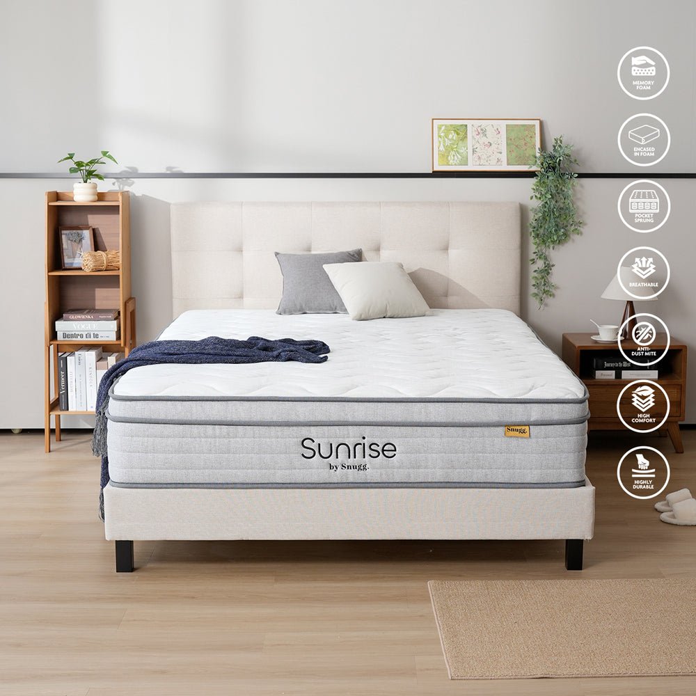 Sunrise Super King Size (6ft) Mattress - The Furniture Warehouse