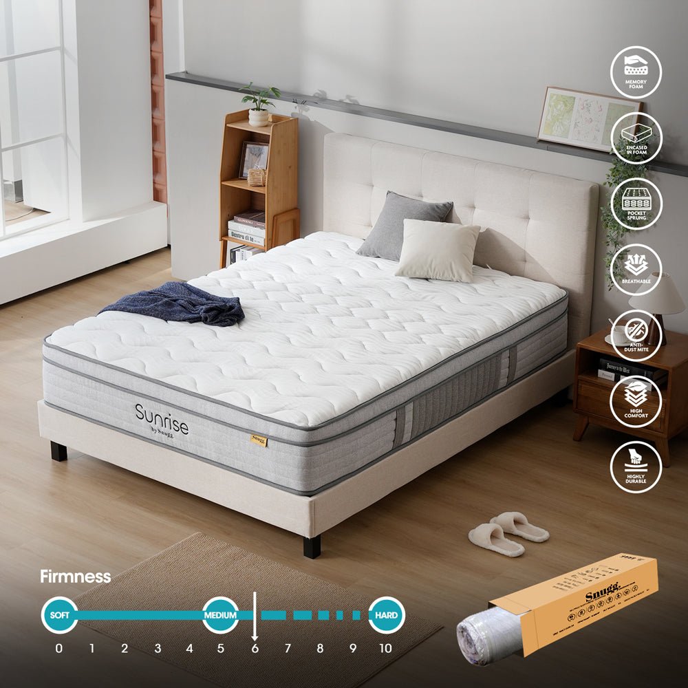 Sunrise Super King Size (6ft) Mattress - The Furniture Warehouse