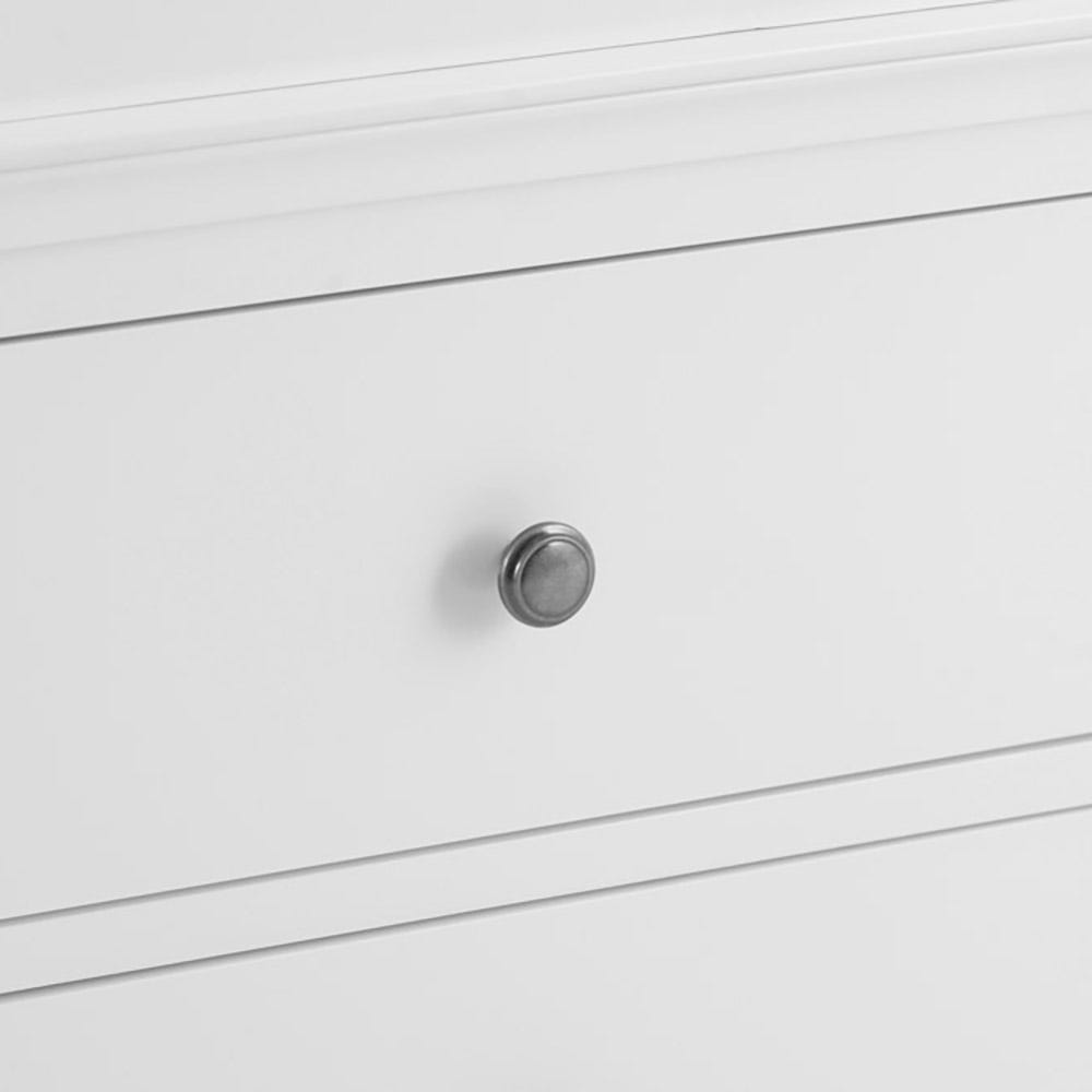 Florence White Painted 2 Door Wardrobe with Drawers