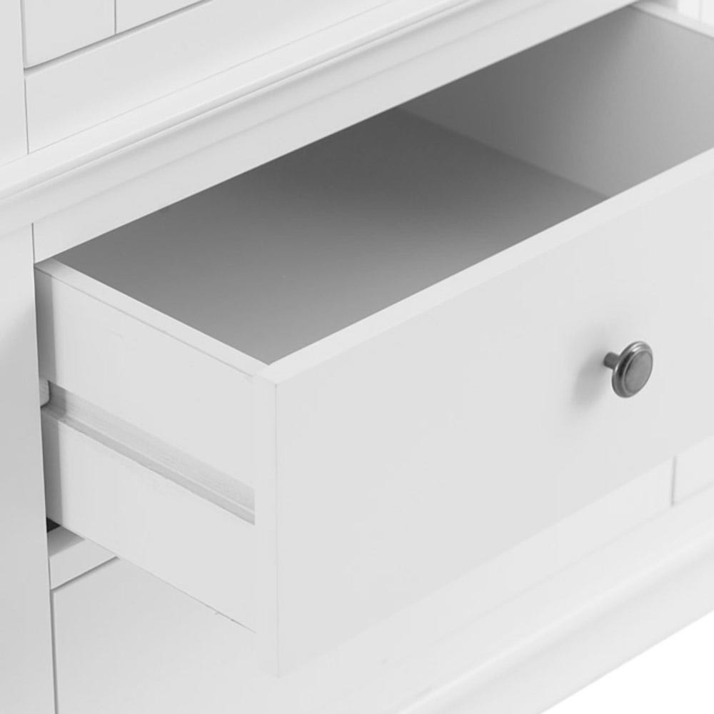Florence White Painted 2 Door Wardrobe with Drawers