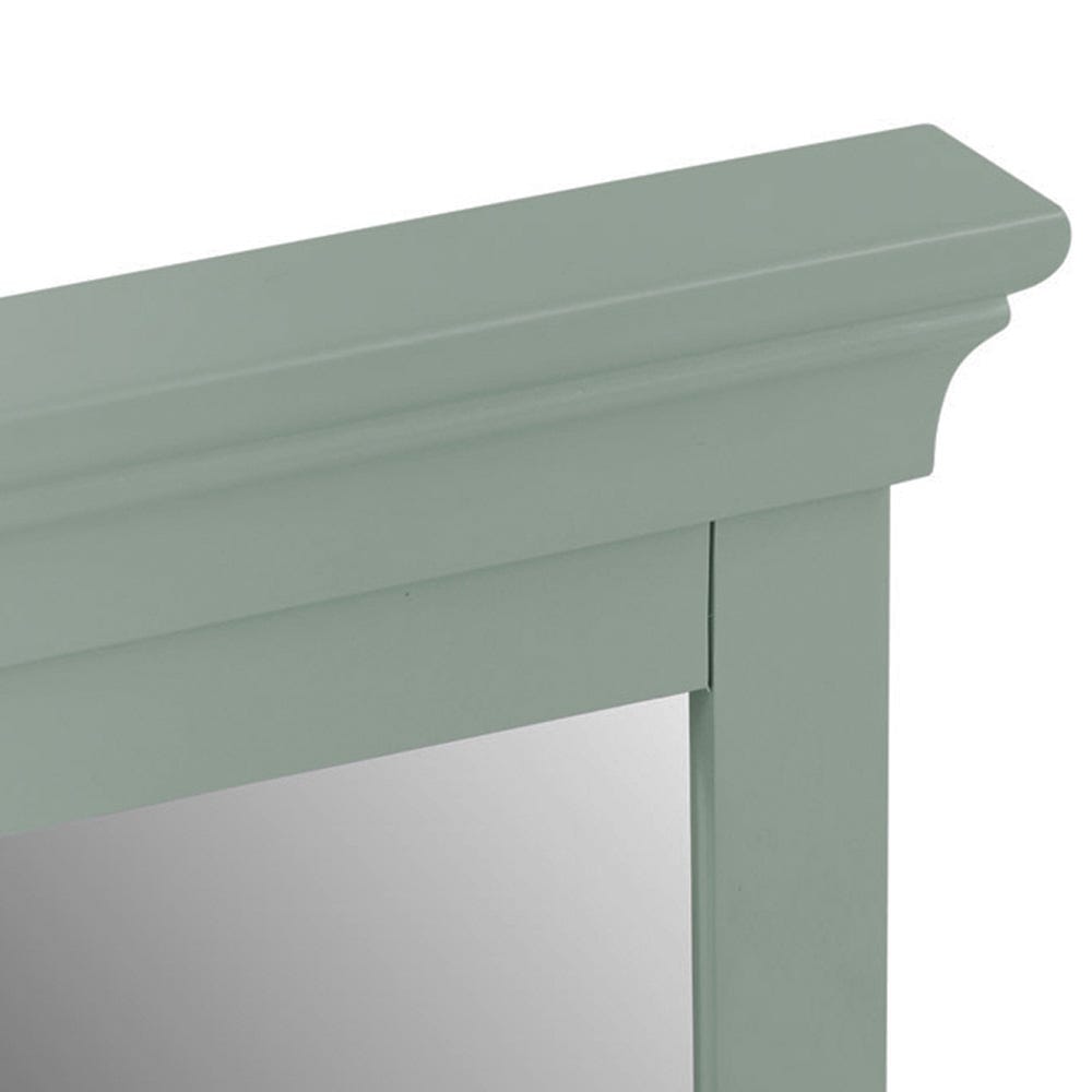 Florence Sage Green Painted Vanity Mirror