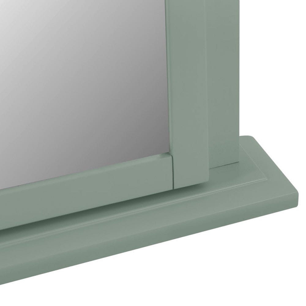 Florence Sage Green Painted Vanity Mirror