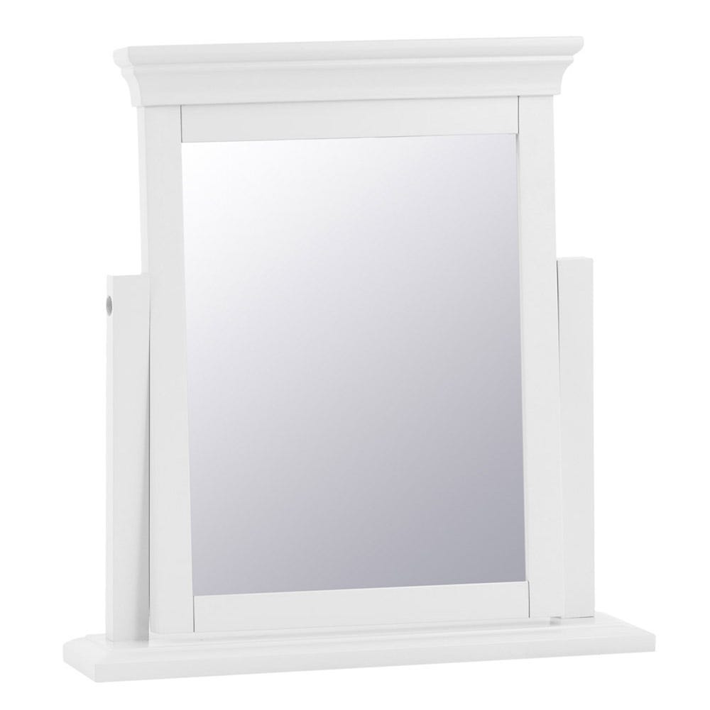 Florence White Painted Vanity Mirror