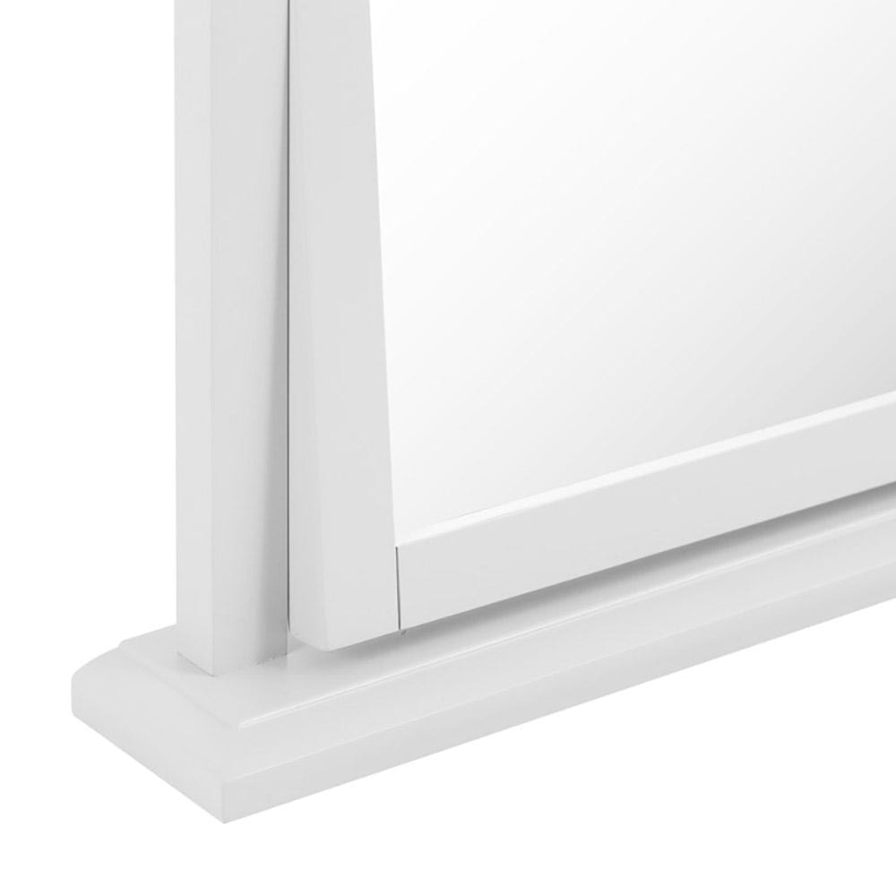 Florence White Painted Vanity Mirror