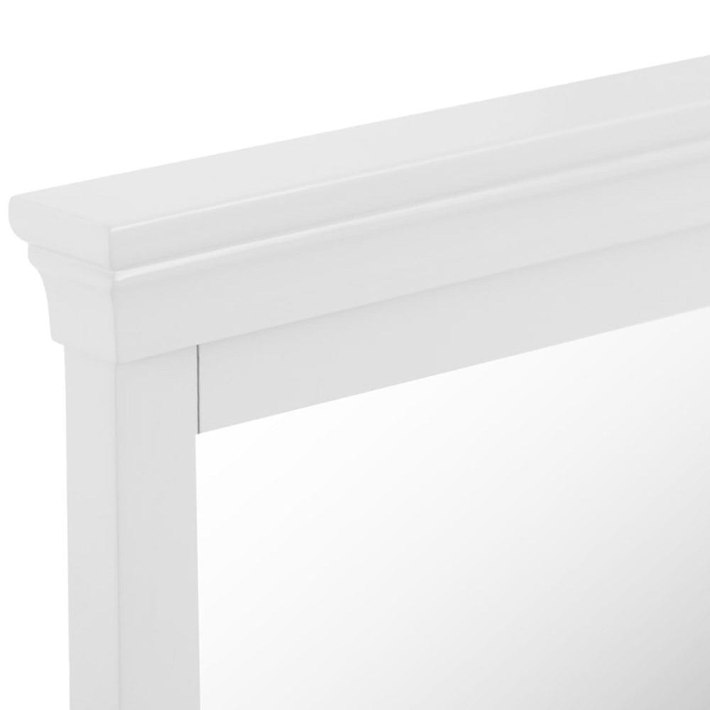 Florence White Painted Vanity Mirror