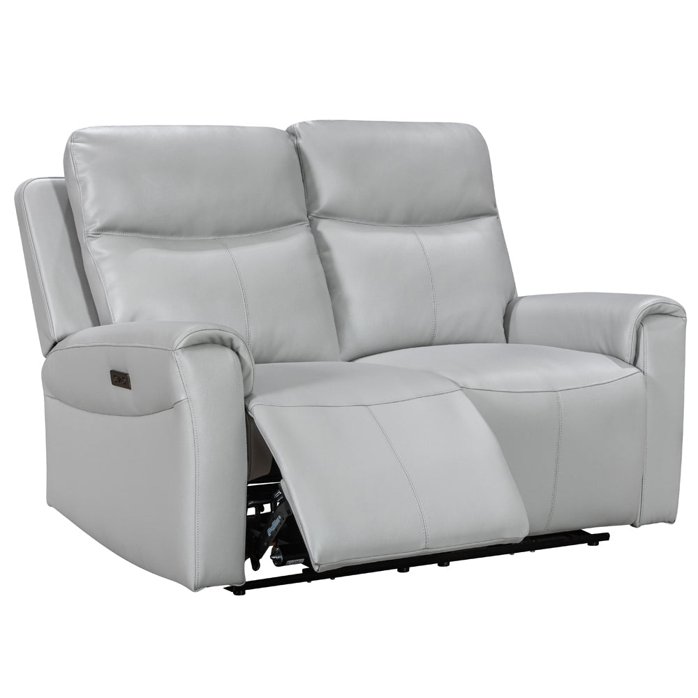 Turin Dove Grey Power 2 Seater Sofa - The Furniture Warehouse