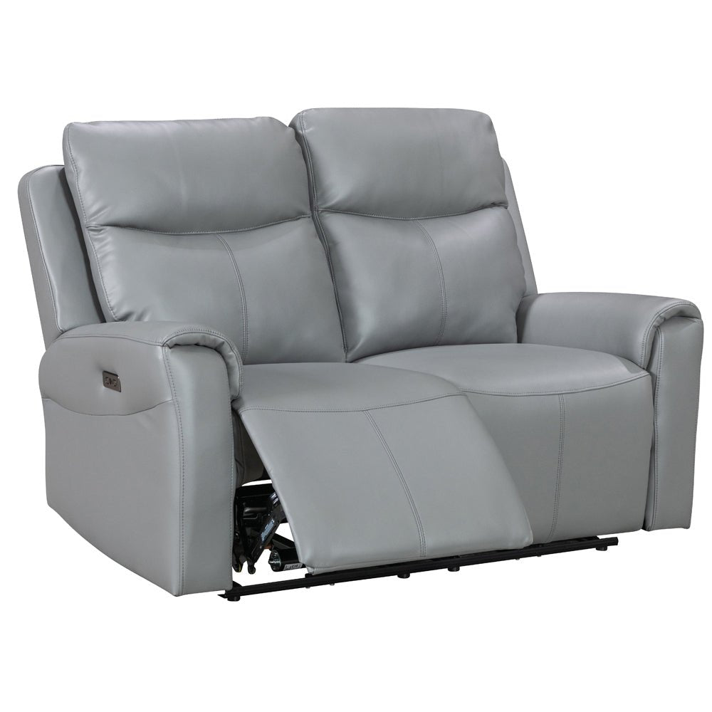 Turin Dusk Grey Power 2 Seater Sofa - The Furniture Warehouse