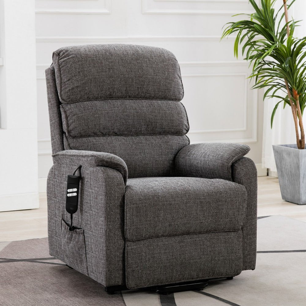 Valencia Dual Motor Lift & Tilt - Lisbon Grey - The Furniture Warehouse