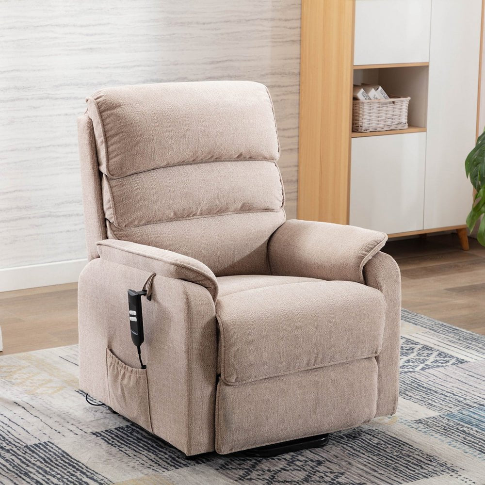 Valencia Dual Motor Lift & Tilt - Lisbon Wheat - The Furniture Warehouse