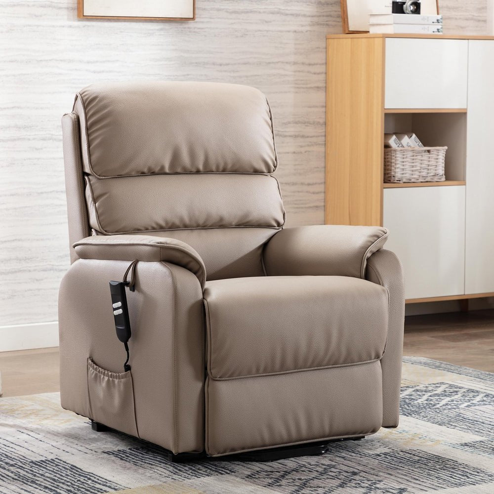 Valencia Dual Motor Lift & Tilt - Pebble - The Furniture Warehouse