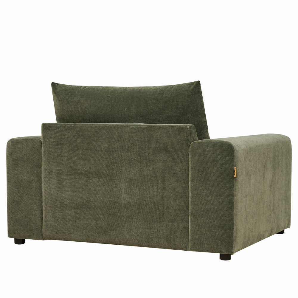 Winchester Forest Green Love Seat - The Furniture Warehouse