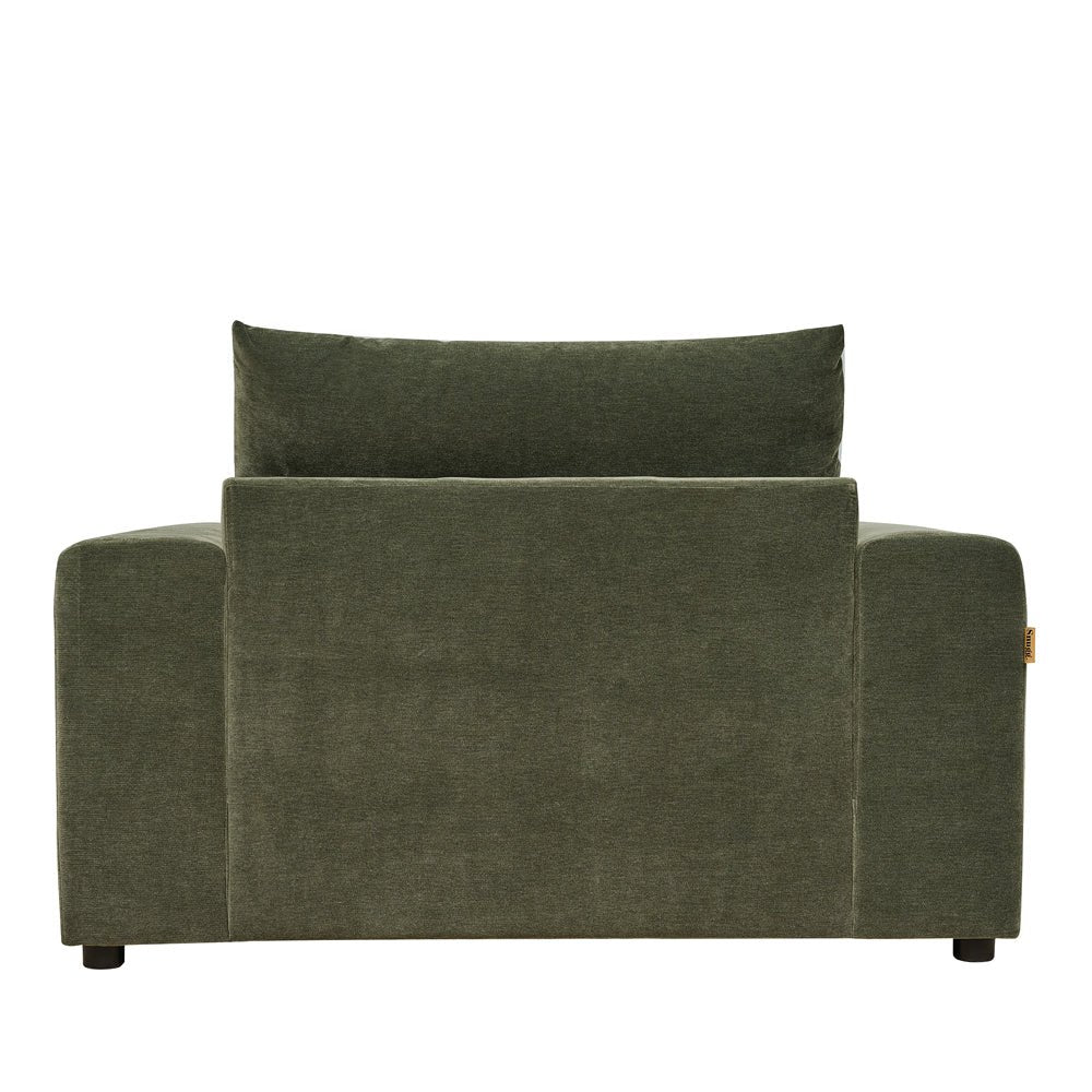 Winchester Forest Green Love Seat - The Furniture Warehouse
