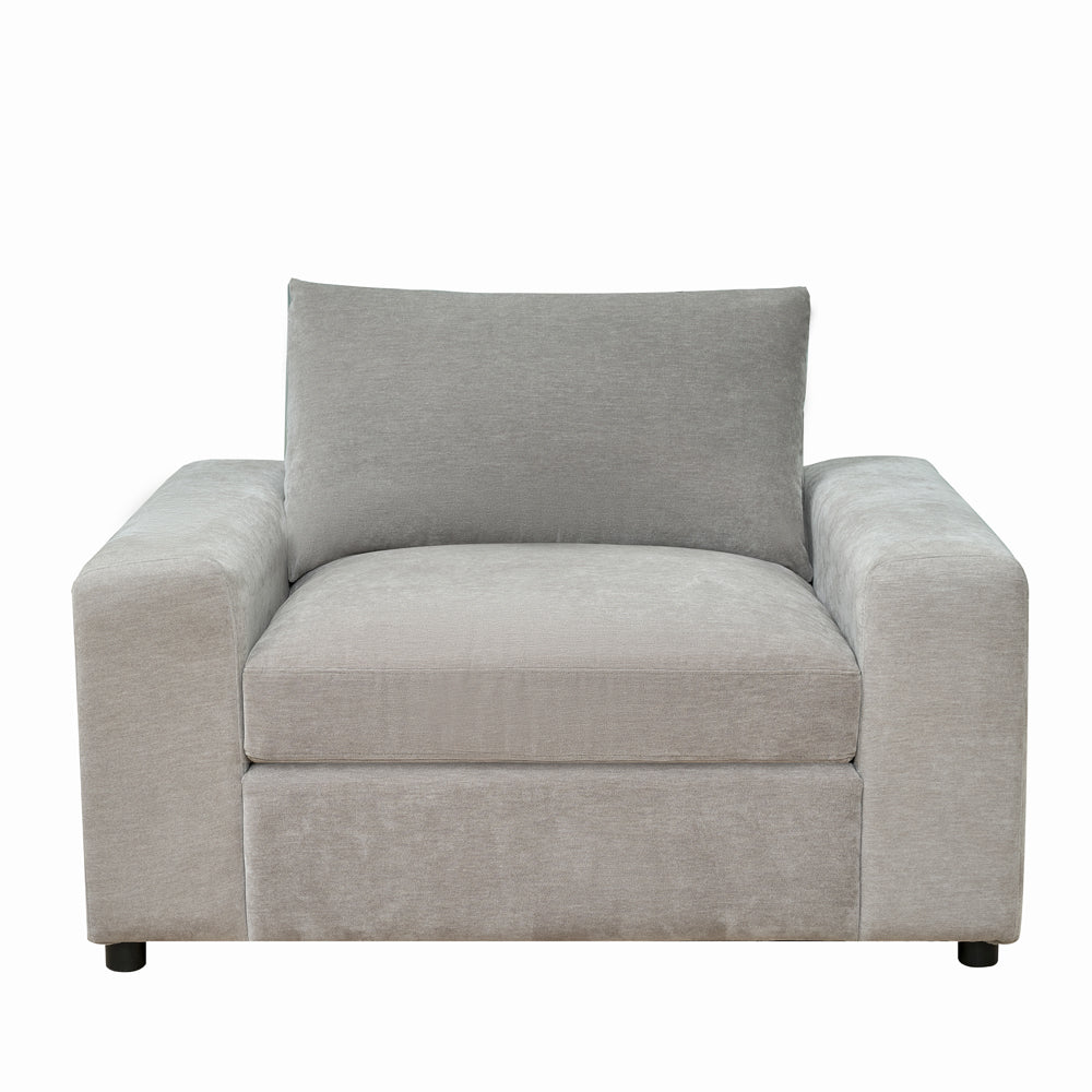 Winchester Grey Love Seat - The Furniture Warehouse