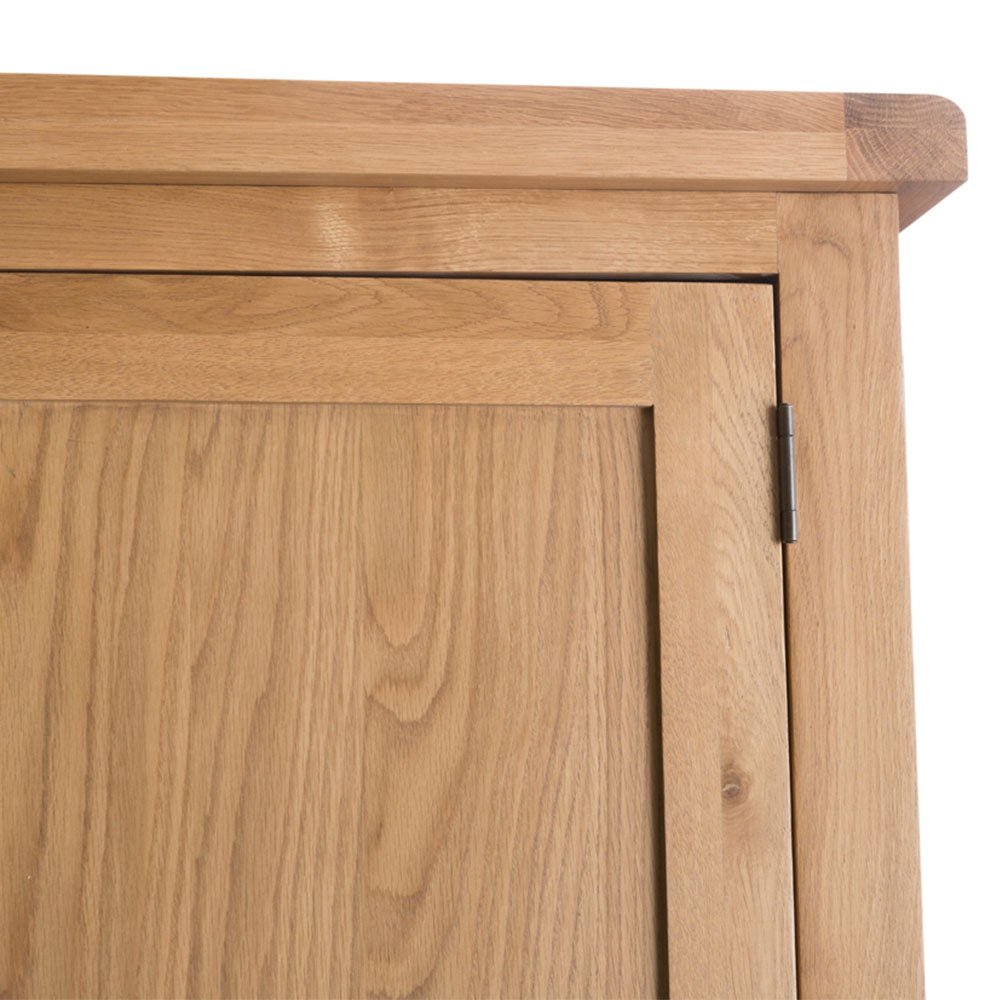 Winchester Oak 3 Door Wardrobe - The Furniture Warehouse