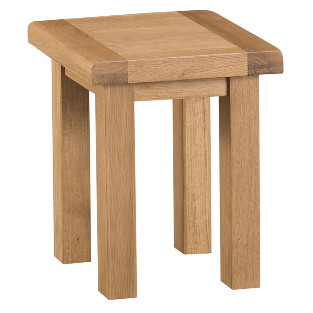 Winchester Oak Nest of 2 Tables - The Furniture Warehouse