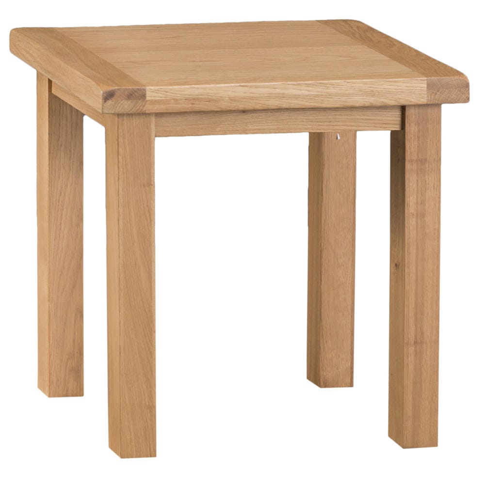 Winchester Oak Nest of 2 Tables - The Furniture Warehouse