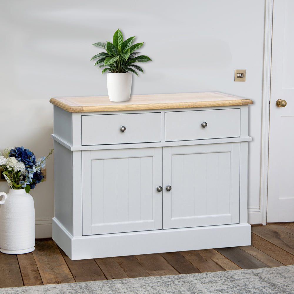 Cotswold Dove Grey Collection for Elegant Home Design, featuring a stylish sideboard with a soft dove grey finish.