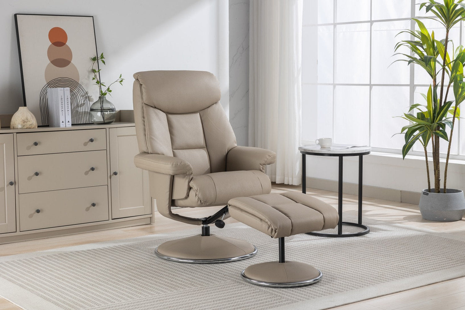 Biarritz Swivel Recliner Collection - The Furniture Warehouse
