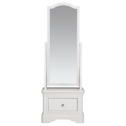 Harrington Bone Painted Cheval Mirror