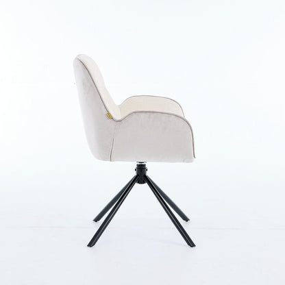 0.8m Grey Square Extending Ceramic Table &amp; 4 x Grey Luxe T Stitch Swivel Chair Set - The Furniture Warehouse
