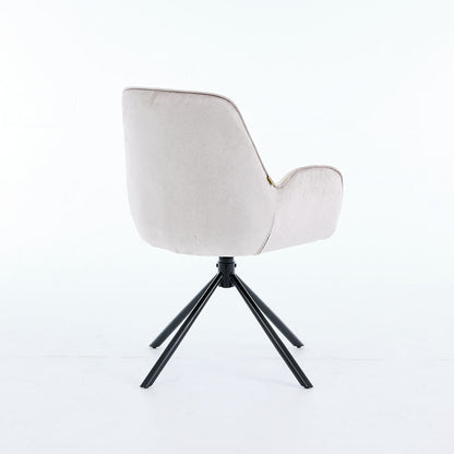 0.8m Grey Square Extending Ceramic Table &amp; 4 x Grey Luxe T Stitch Swivel Chair Set - The Furniture Warehouse