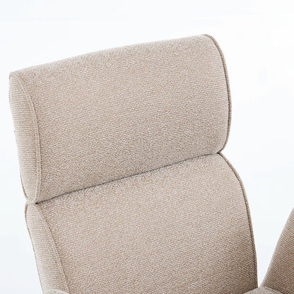 1.2m Grey Circular Ceramic Table &amp; 4 x Biscuit High Back Swivel Chair Set - The Furniture Warehouse