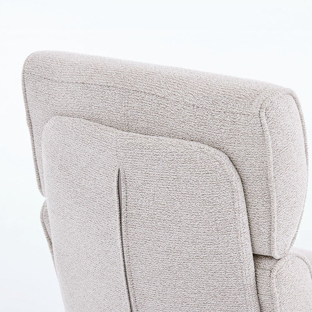 1.2m Grey Circular Ceramic Table &amp; 4 x Grey High Back Swivel Chair Set - The Furniture Warehouse
