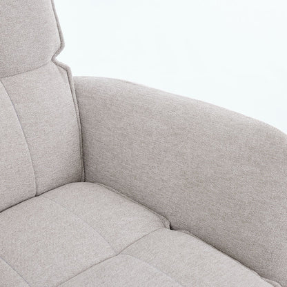 1.2m White Ceramic Table &amp; 4 x Grey Luxe Panel Stitch Swivel Chair Set - The Furniture Warehouse