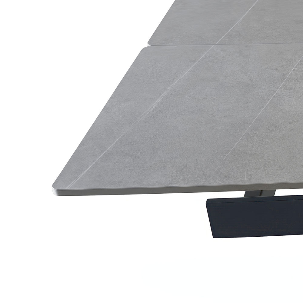 1.6m Grey Extending Ceramic Table - The Furniture Warehouse