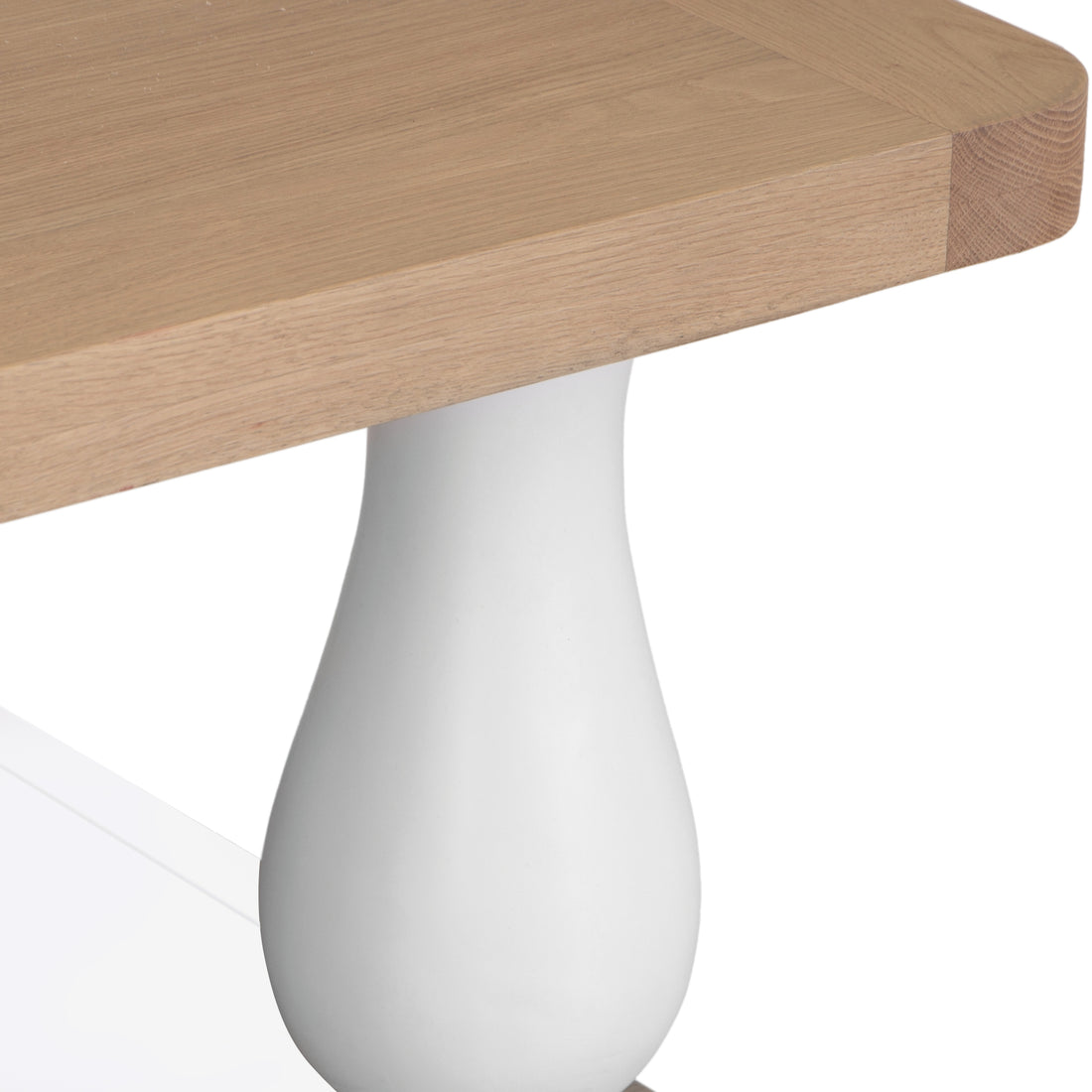 Dorset White Painted Oak Large Coffee Table