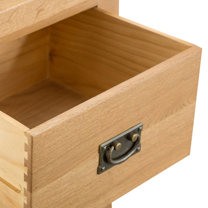 Winchester Oak 4 Drawer Narrow Chest