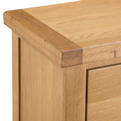 Winchester Oak 4 Drawer Narrow Chest