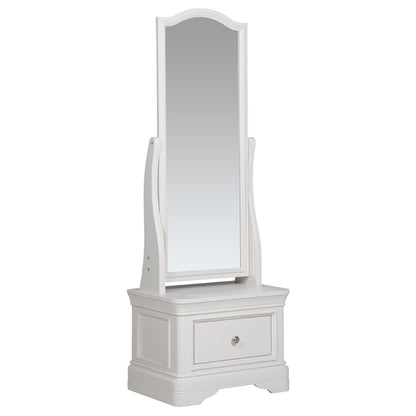 Harrington Bone Painted Cheval Mirror