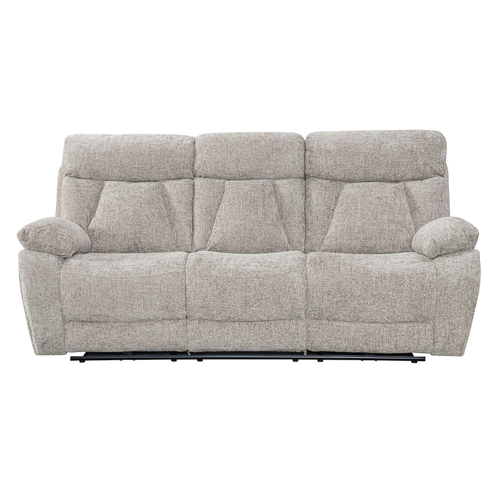 Venice Biscuit Power 3 Seater Sofa with Console