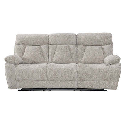 Venice Biscuit Power 3 Seater Sofa with Console