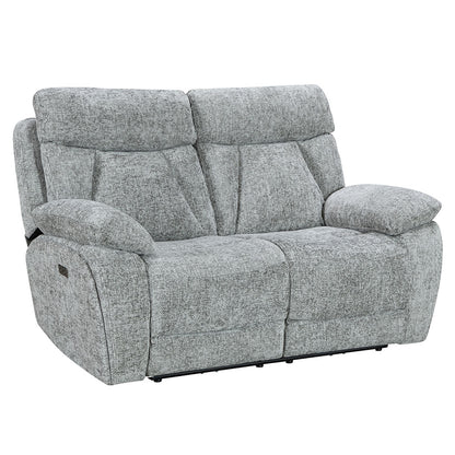 Venice Nickel Power 2 Seater Sofa