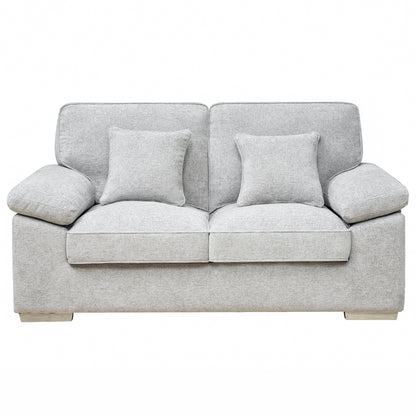 York Grey 2 Seater Sofa