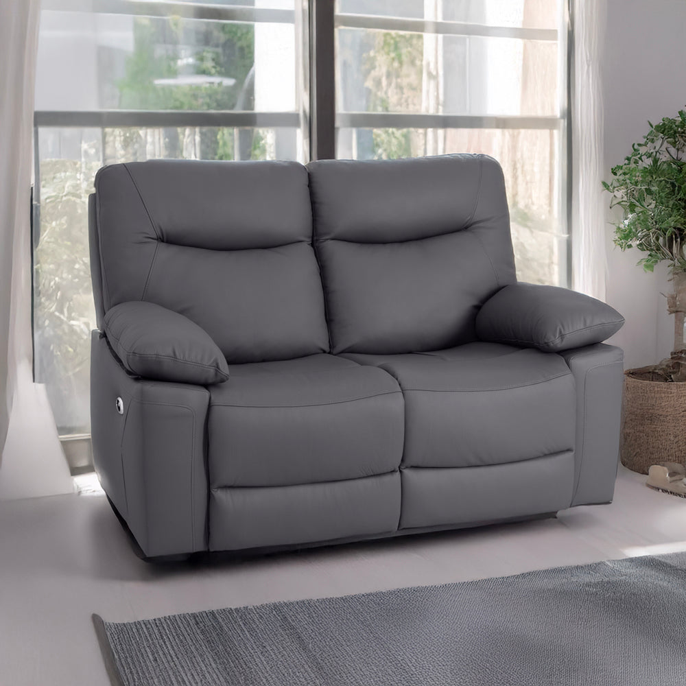 Florence Pewter Power Recliner 2 Seater Sofa