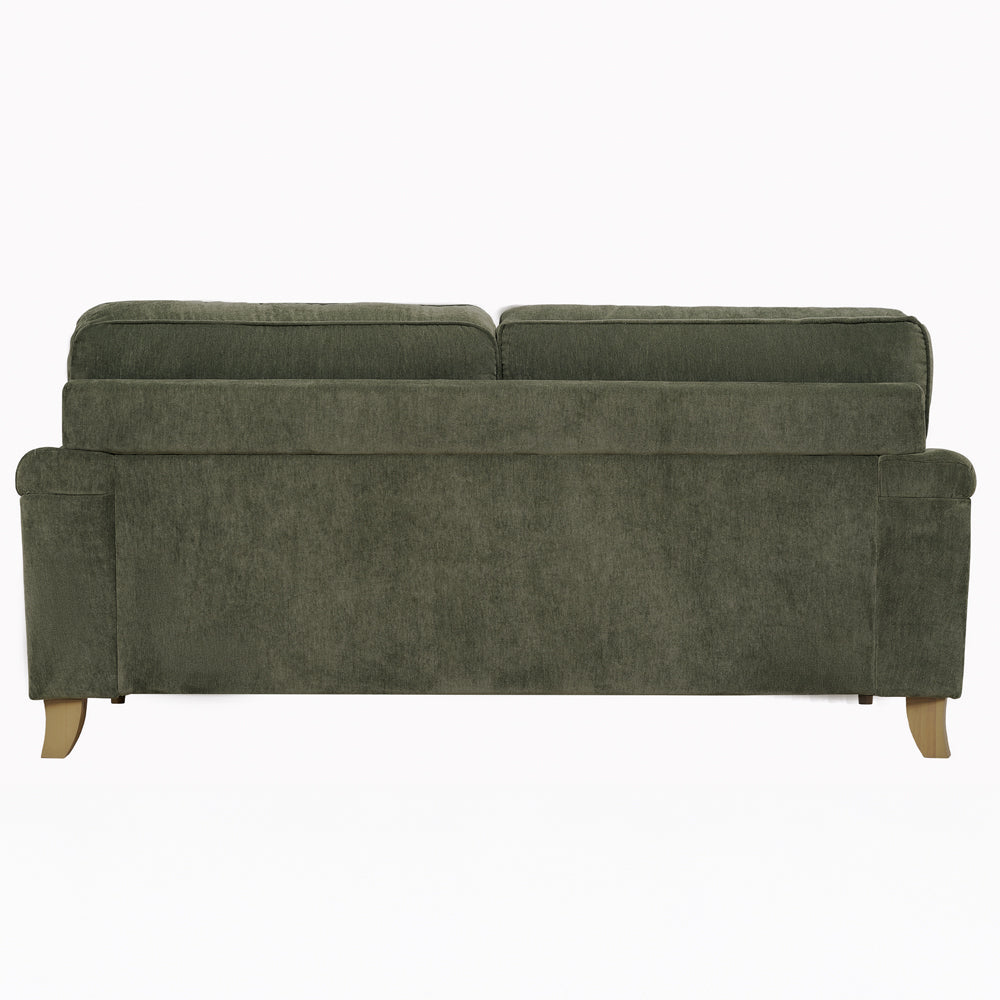 Stowe Forest Green 3 Seater Sofa – The Furniture Warehouse