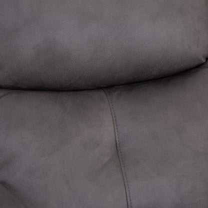 Rome Steel Manual Recliner 3 Seater Sofa with Console
