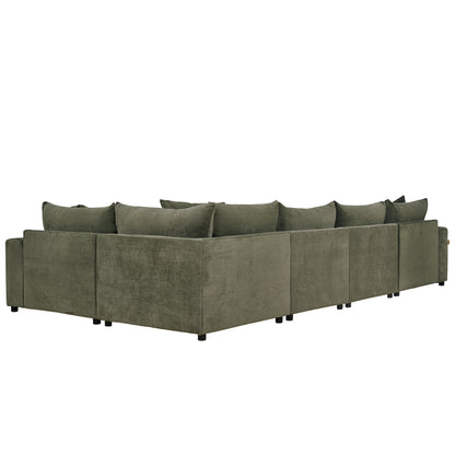 Winchester Forest Green Corner Group (3 Corner 1) with Chaise