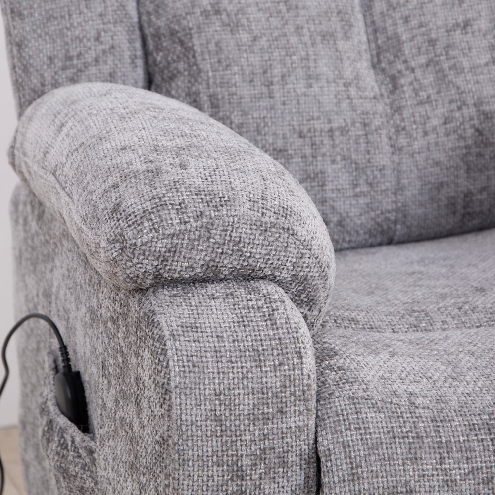 Rome Nickel Lift &amp; Tilt Armchair