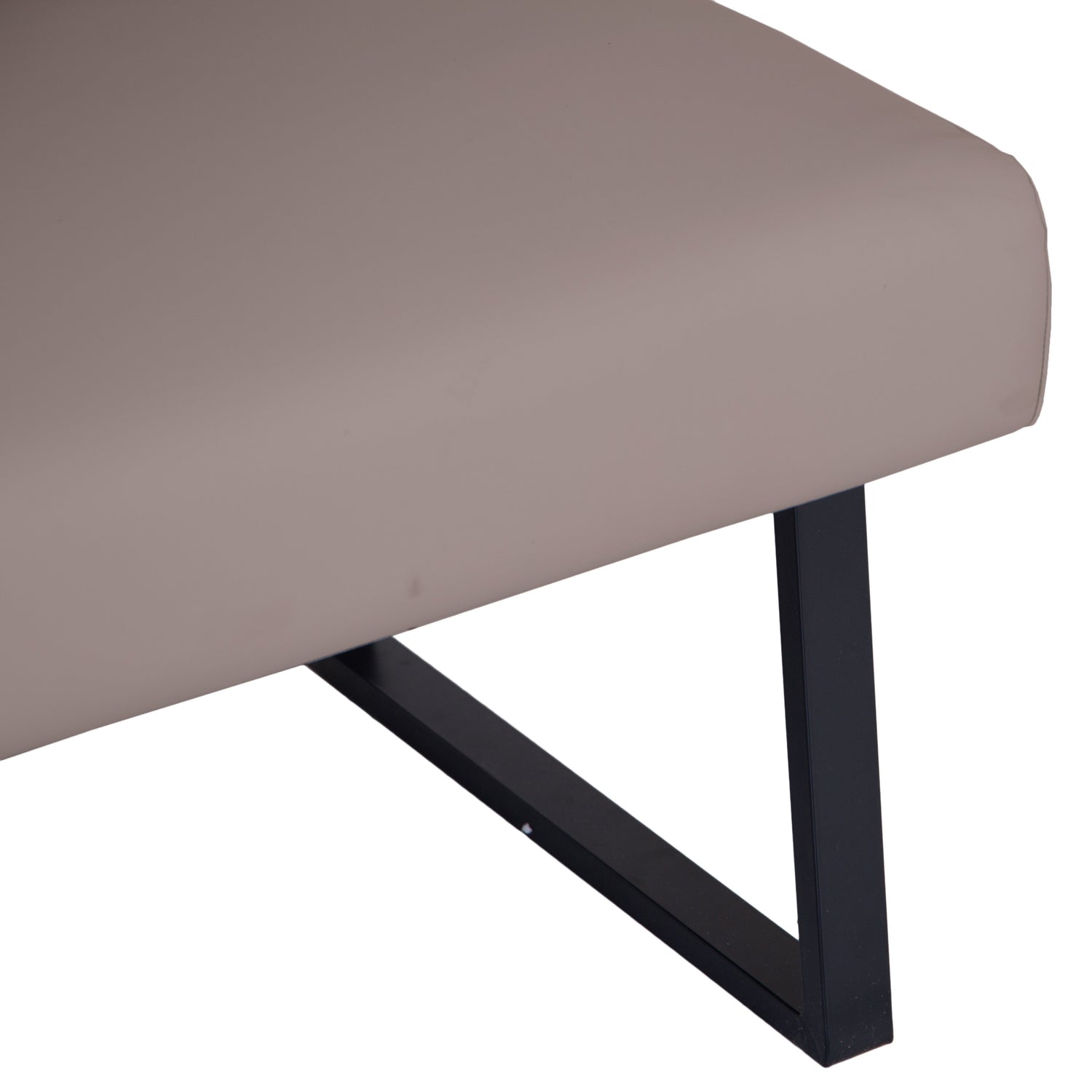 Charlesworth Taupe 142cm Right Hand Modern Industrial Dining Bench
