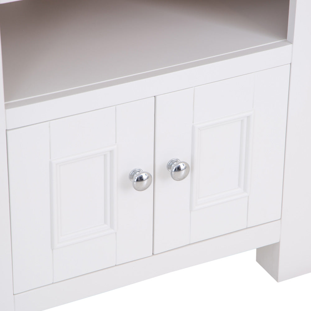 Dorset White Painted Corner TV Unit