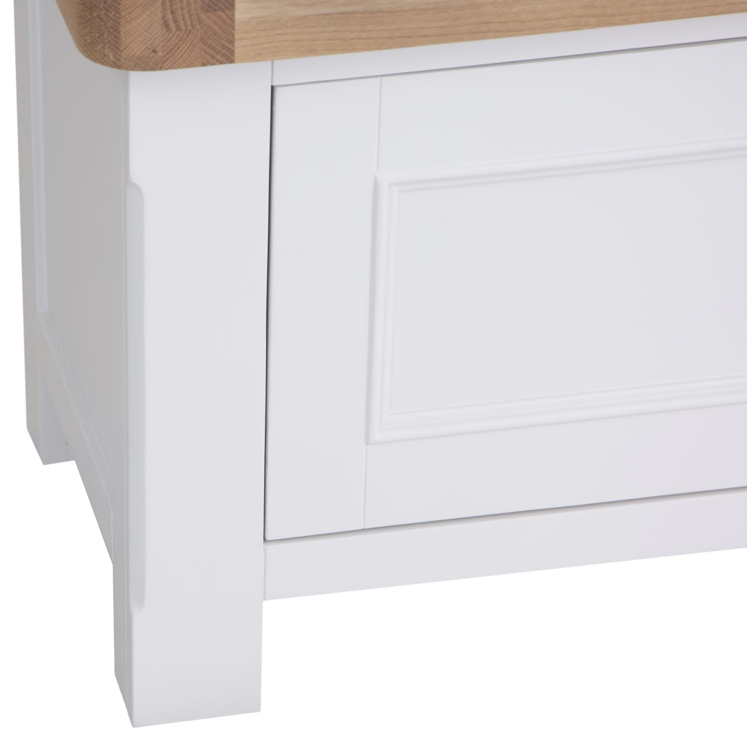 Dorset White Painted Oak Large TV Unit