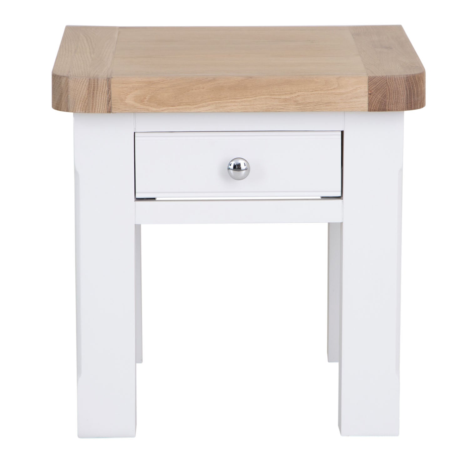 Dorset White Painted Oak Lamp Table