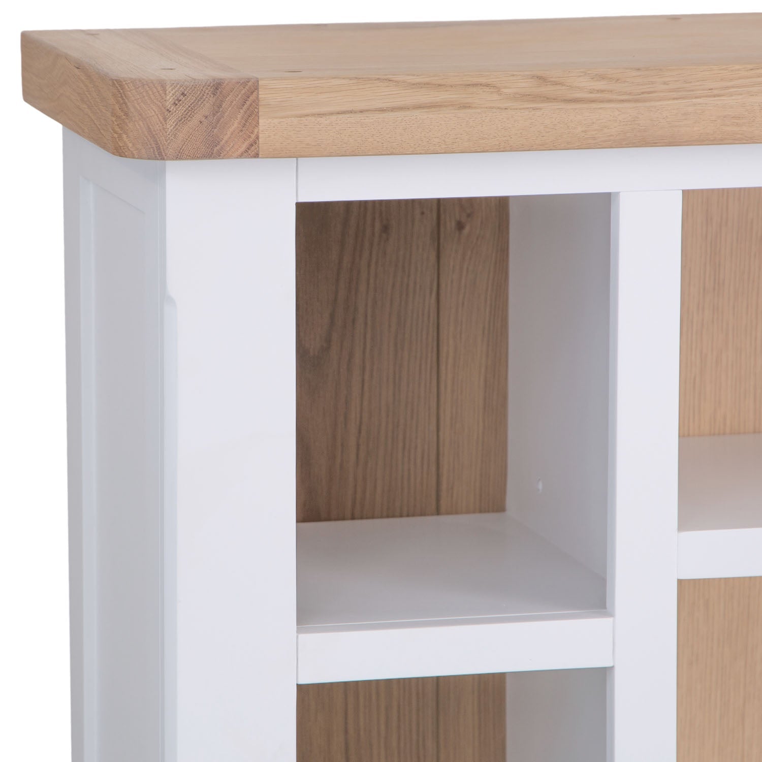 Dorset White Painted Oak TV Storage Unit (Top Only)