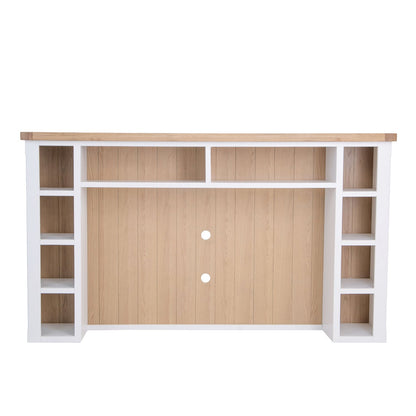 Dorset White Painted Oak TV Storage Unit (Top Only)